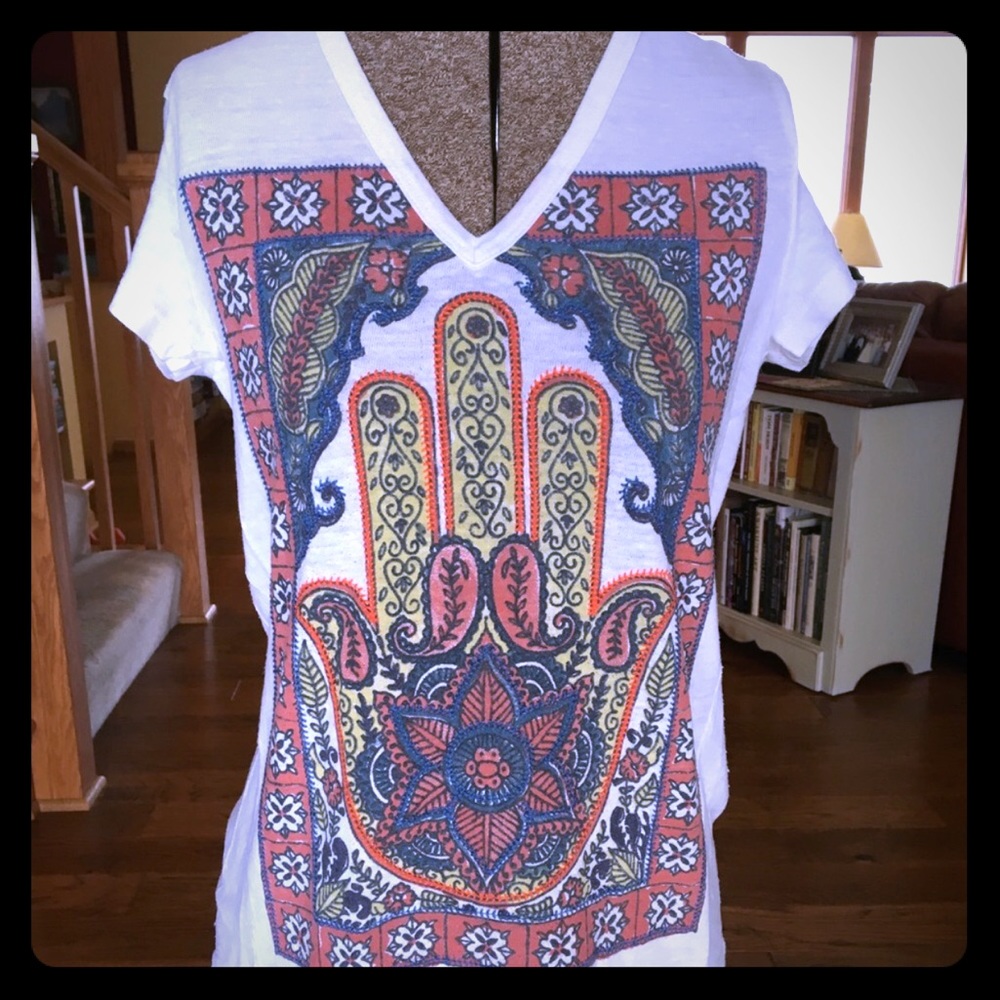 Lucky Brand Hamsa shirt